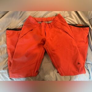 Burton women’s orange snow pants
